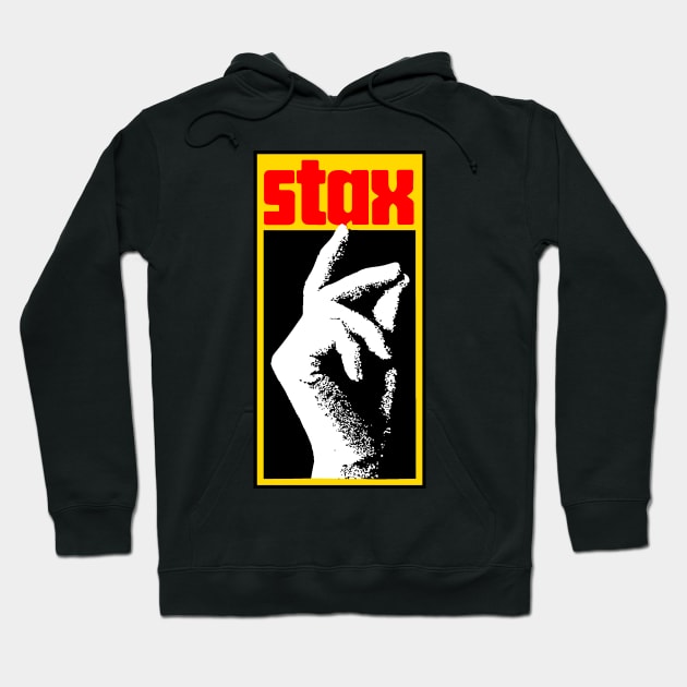 Stax Hand Finger Yellow Hoodie by Discontrol Std